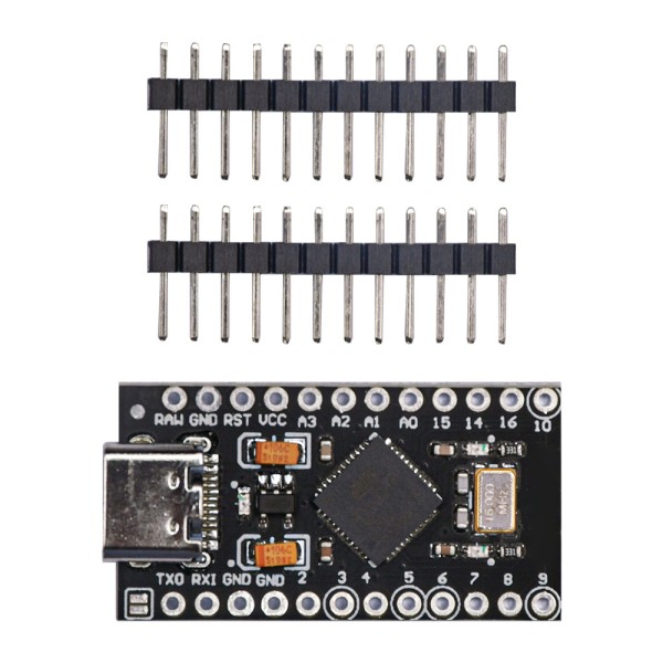 ATmega32U4 Type-C 미니 USB Pro 마이크로 Arduino 5V/16MHz 모듈, Leonardo Usb 보드용 2열 핀 헤더 포함 15,400원