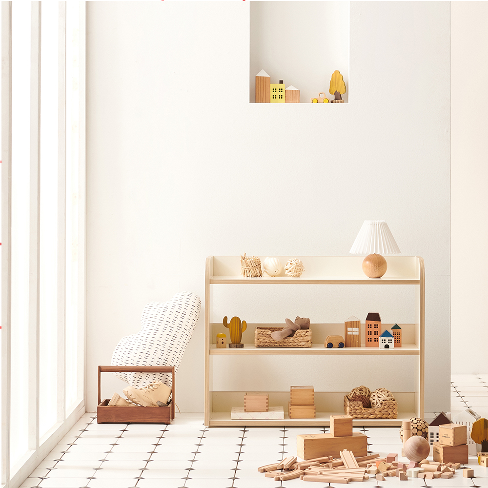 소르니아 유아용 멜로우 교구장 2단, 아이보리 92,460원