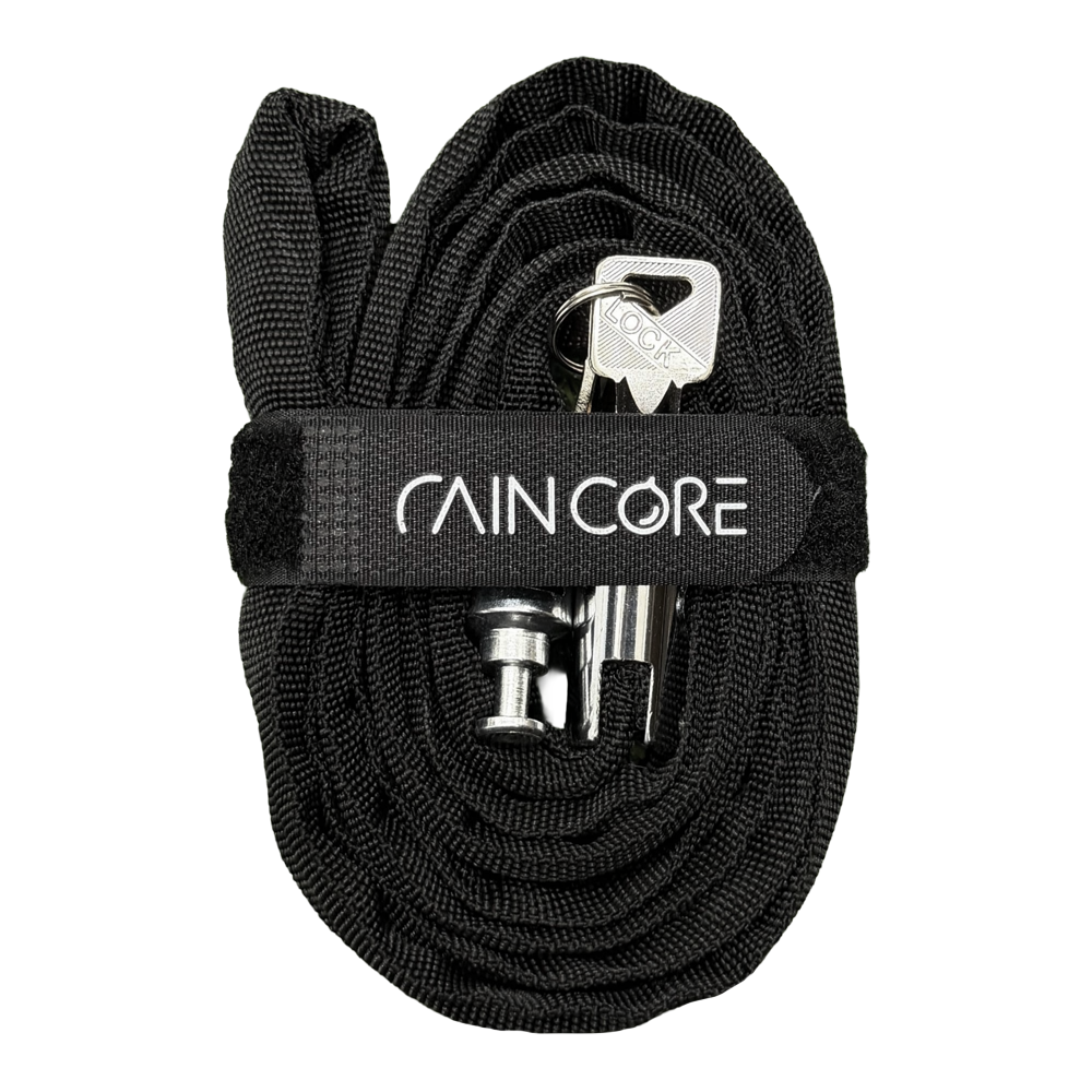 레인코어 전기 자전거 자물쇠 초경량 방탄섬유 와이어 열쇠 키타입 200cm, 블랙, 1개 21,500원