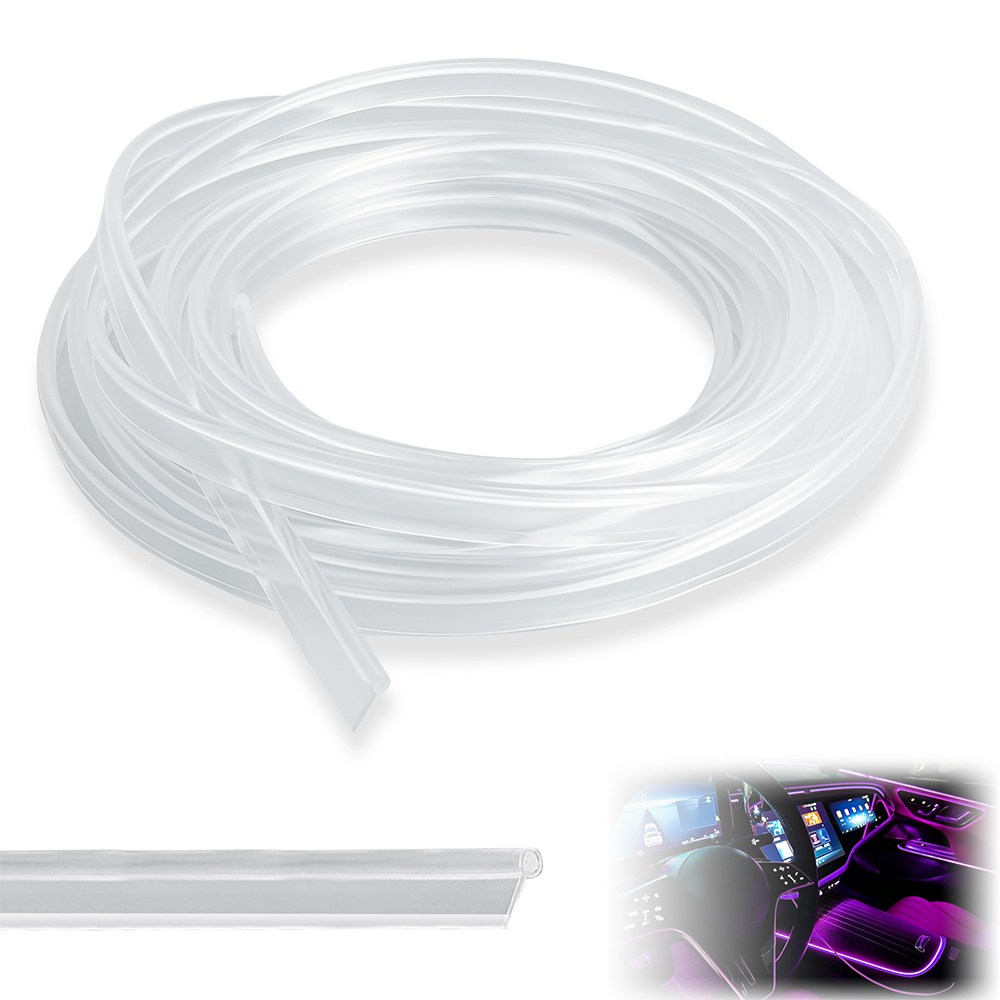 5M 광섬유 광 파이프, 사이드 글로우 광섬유 케이블, 방수 LED 조명, 자동차 분위기 네온 스트립 조명, 자동차 및 가정용 광섬유 조명 자동차 측면 조명, 직경 3.2mm, 1개 12,390원