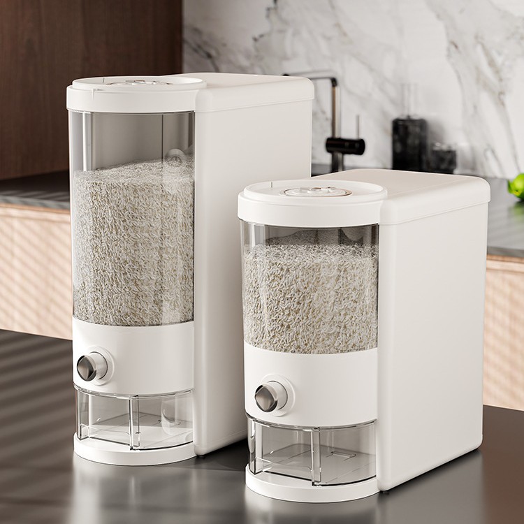 style dr 원터치 밀폐 계량 쌀통 쌀관용기 잡곡통 방충 쌀 보관통 12,800원