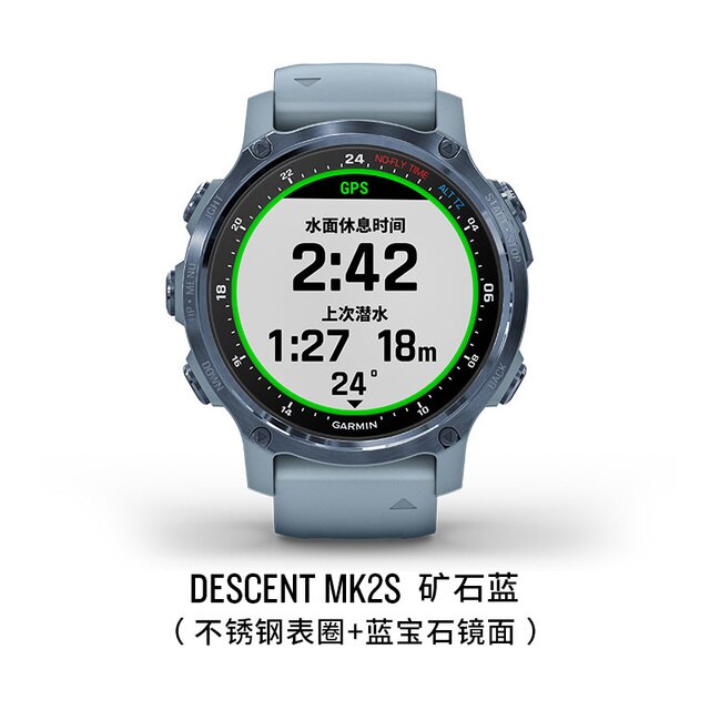 다이빙시계 Garmin Jiaming Descent MK2S/ 2i 전문 다이빙 컴퓨터 시계 혈액 산소 깊이 야외 스포츠 2,350,070원