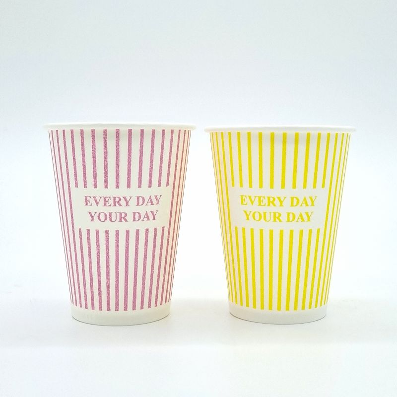 [더하리]무형광천연펄프 9온스 266ml 스트라이프 종이컵, 1개, 200개입 14,900원