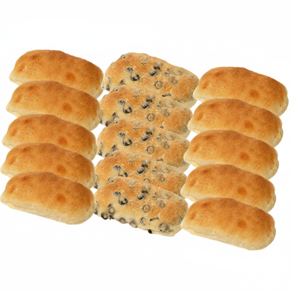 우디베이크샵 패밀리팩 치아바타 샌드위치 빵 세트 (플레인5 올리브5 치즈5), 15개, 110g 59,500원