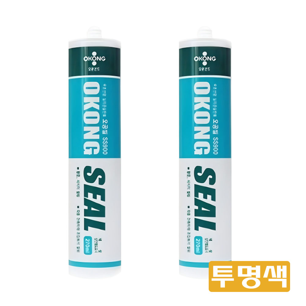 오공 무초산 실리콘 SS900 투명색 7,470원