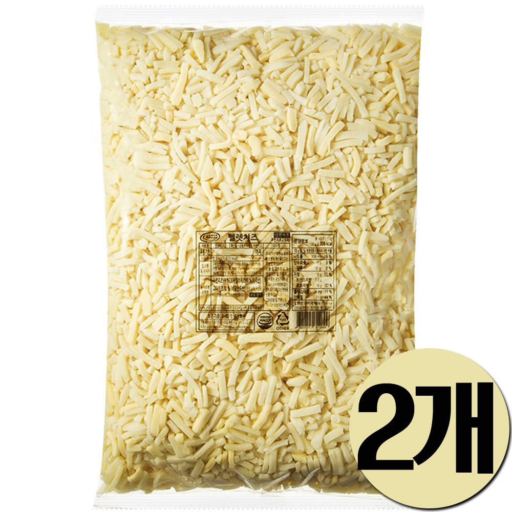 서울우유 펠렛치즈C 2.5kg 모짜렐라 자연치즈 업소용, 펠렛C, 2.5kg, 2개 53,990원
