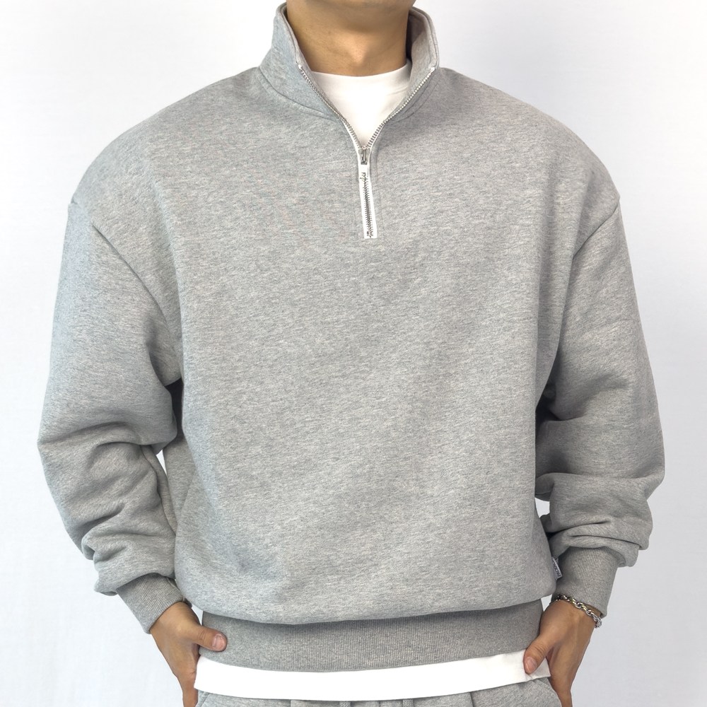 PACIENCIA 베이직 오버핏 하프집업 56,650원