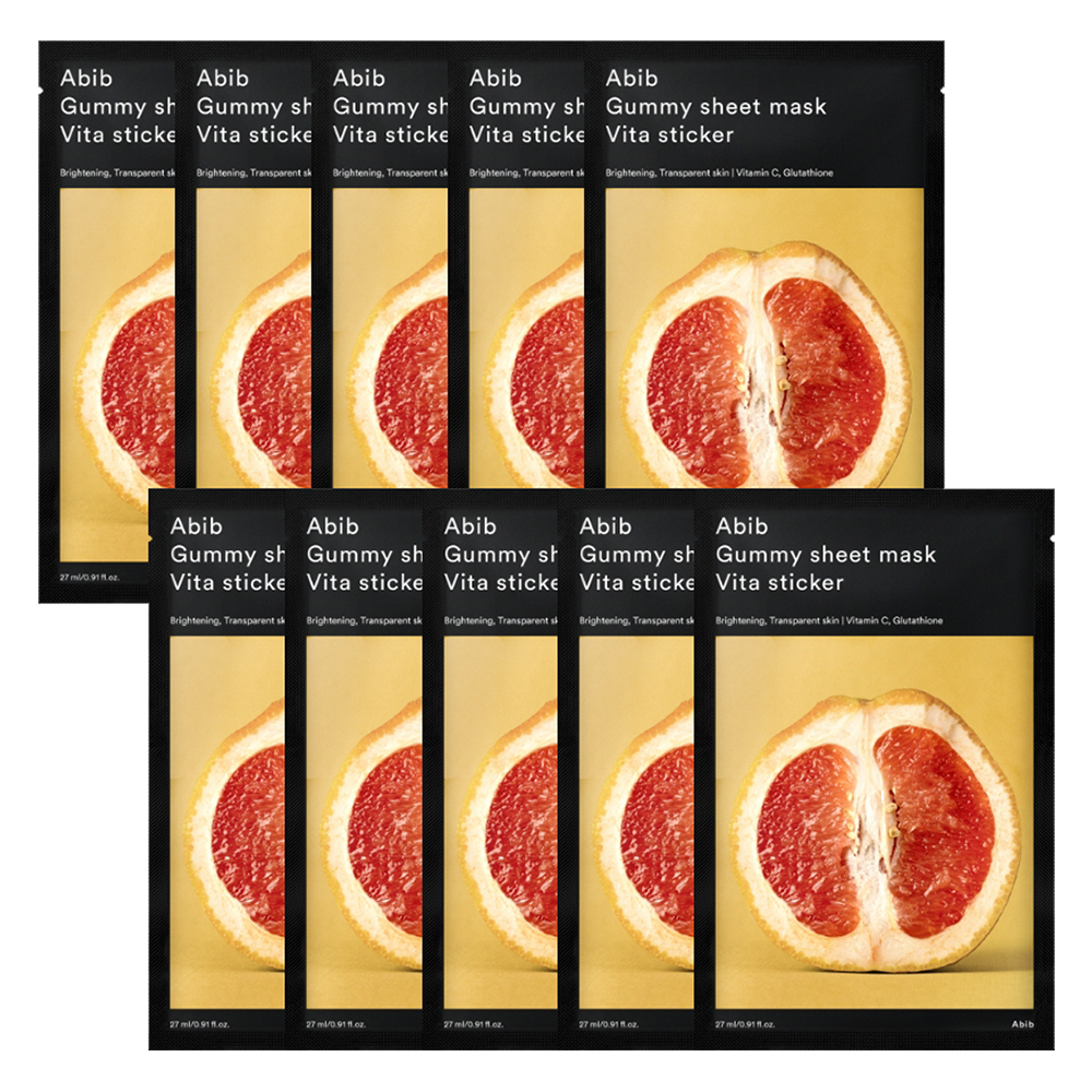 아비브 껌딱지 시트 마스크 비타 스티커 27ml, 1개입, 10개 15,000원