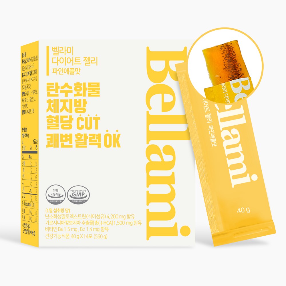 벨라미 다이어트 젤리 파인애플맛, 1박스, 14회분 36,900원