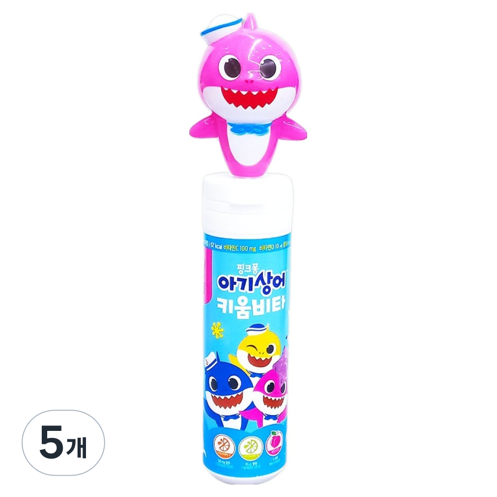 태양생활건강 핑크퐁 아기상어 키움비타 비타민 엄마상어 엘리핑크 15g, 5개, 15정 18,750원