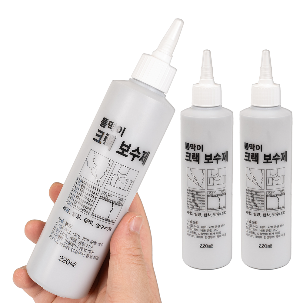 틈막이 방수 보수제 크랙 균열 누수 틈새 침투 방수제, 3개 19,400원