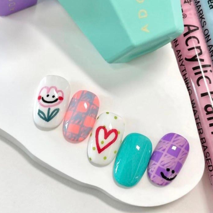 네일 드로잉 아크릴펜 18색 SET 마카펜 데코펜 셀프젤네일아트재료 14,210원