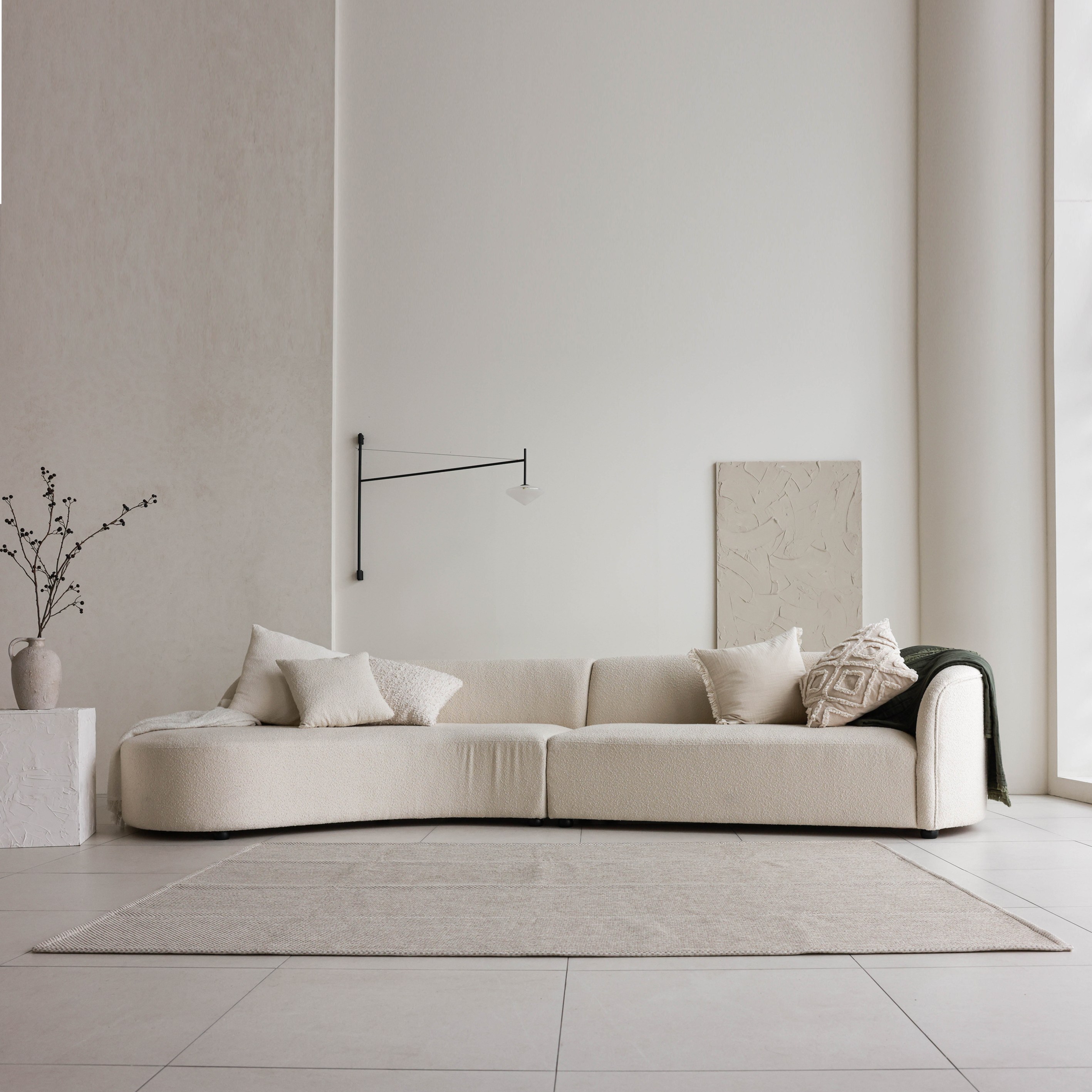 헤일럽 루프 사이잘룩 먼지없는 사계절 워셔블 러그 미니 대형 카페트 118,900원