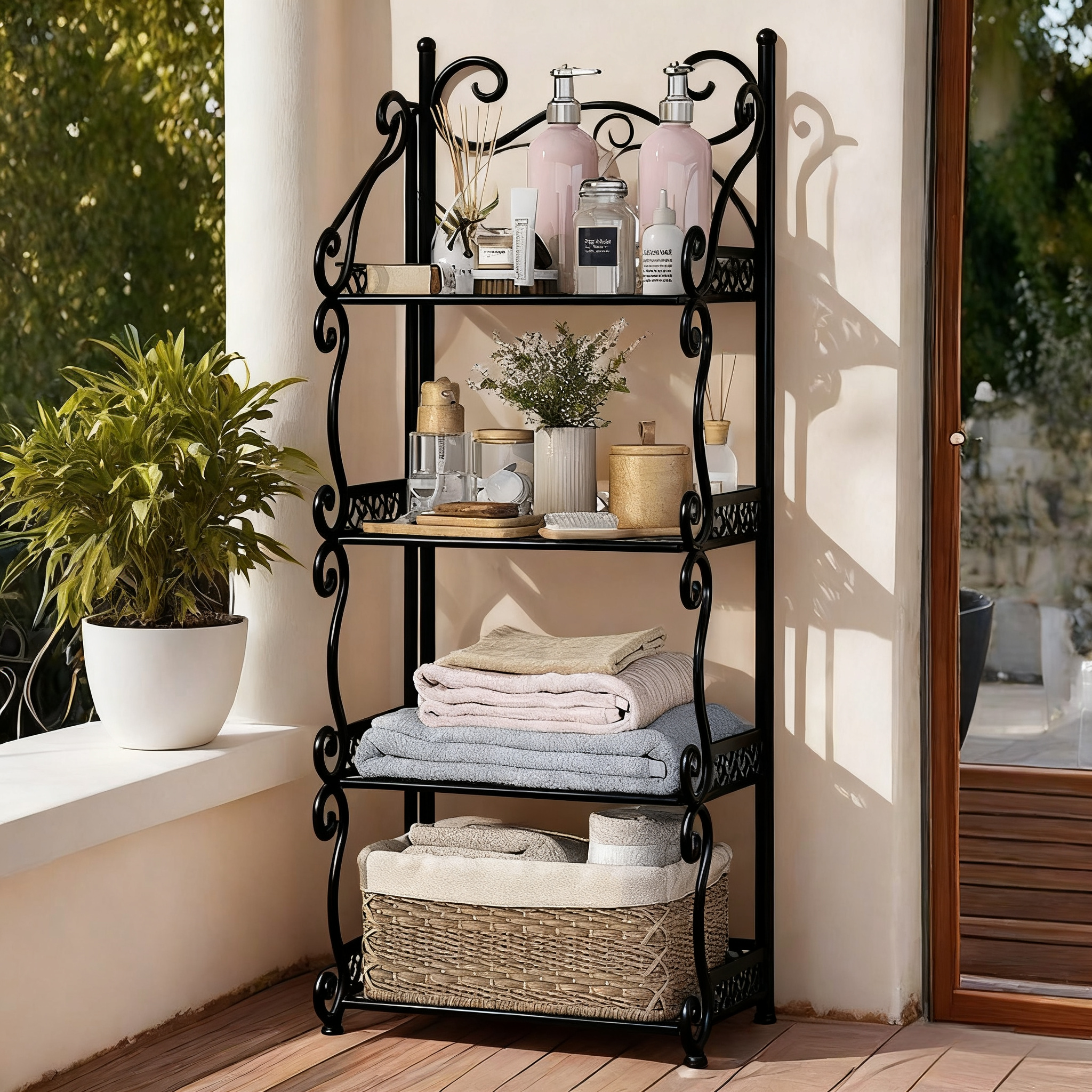 BangPang 원터치 다용도 접이식 철제선반 욕실선반 틈새선반 책장 무설치 수납선반 29,900원