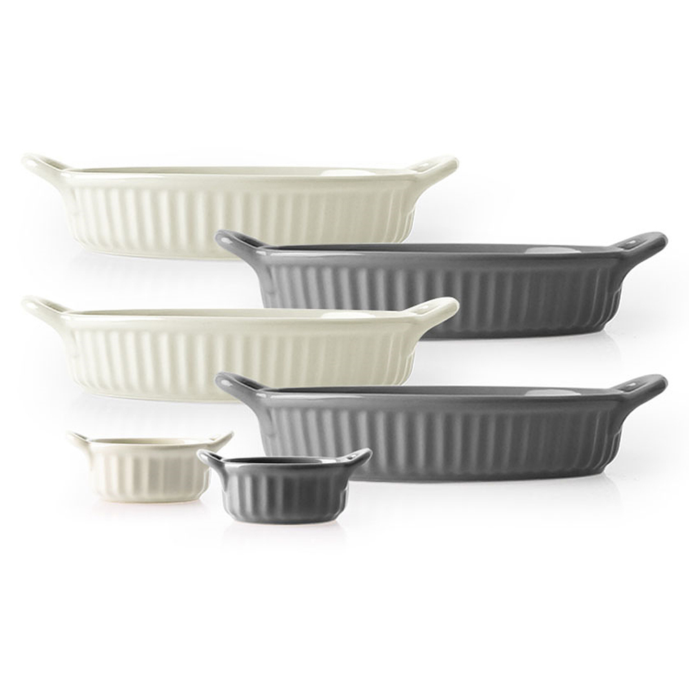 프렐류드 크리미 그라탕기 아이보리 2종 + 차콜 2종 + 핸디 소스볼 아이보리 + 차콜 세트 21,300원