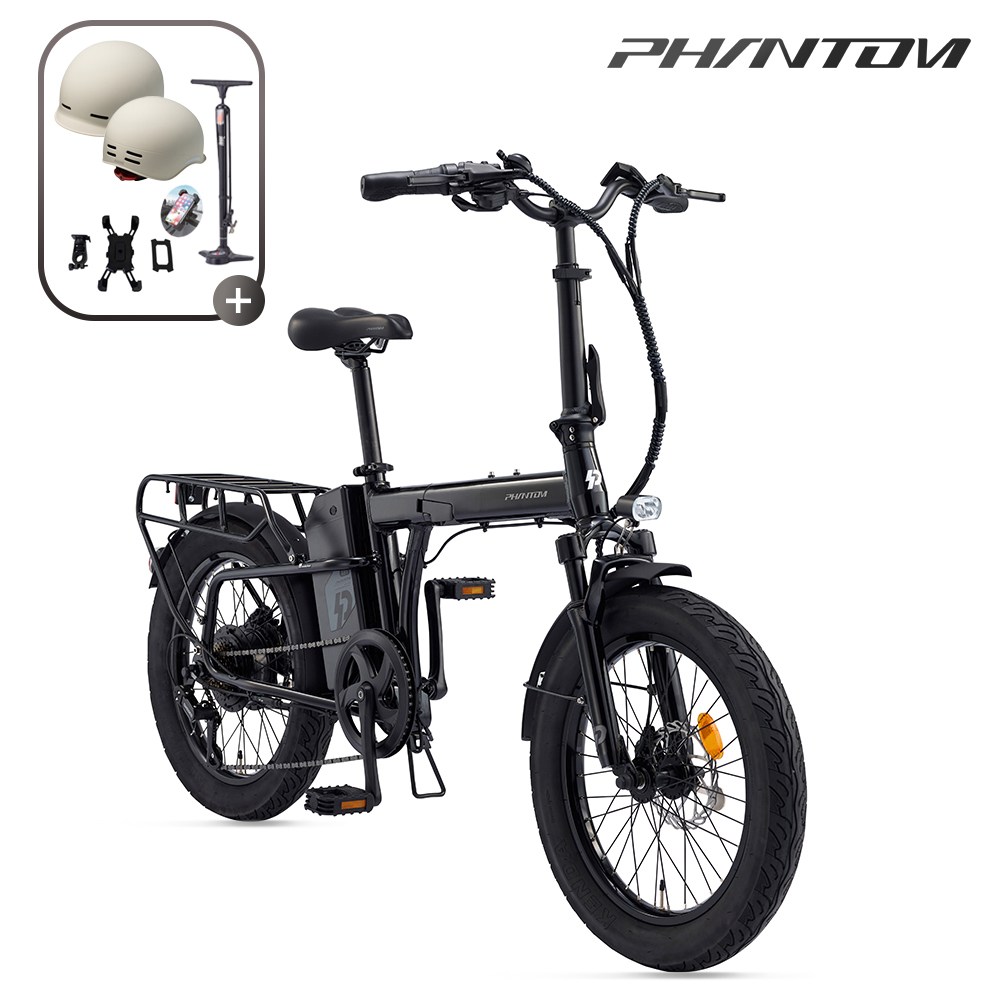 삼천리 2026 20 팬텀 폴라리스 2.0 전기자전거 폴딩 접이식 자전거, 블랙, 알루미늄 1,690,000원
