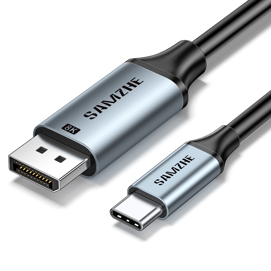 SAMZHE 울트라 8K 60Hz C타입 to DP 1.4 미러링 케이블, 1개, 1m 17,900원