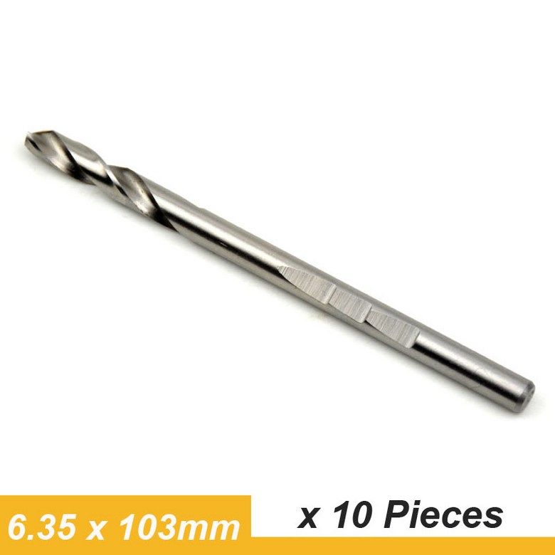 HSS 6 35 밀링 생크 홀 톱 드릴 비트 4341mm 10 개 아르버 파일럿 72mm 및 103mm 길이 스텝 드릴링 26,200원