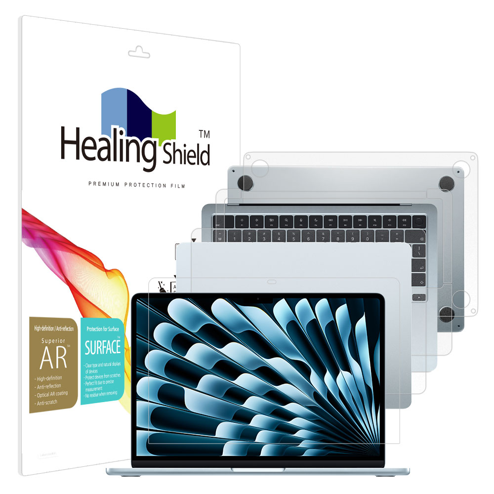 힐링쉴드 맥북에어13 M4 AR 고화질 액정보호필름1매 외부3종 74,800원