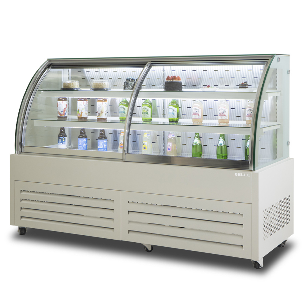 BELLE 프리미엄 쇼케이스 라운드 앞문형 화이트 475L 방문설치, JRF-1800W 2,410,000원