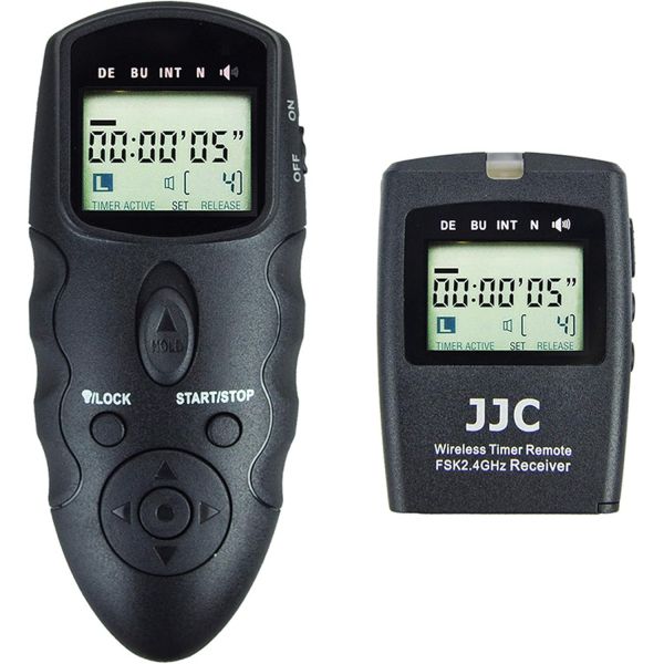 JJC 무선 인터벌로미터 타이머 원격 셔터 릴리즈 캐논 EOS R1 R5 Mark II R3 5D IV III 6D 7D 5Ds R 1Dx 1Ds 50D 40D 및 기타 모델 97,200원