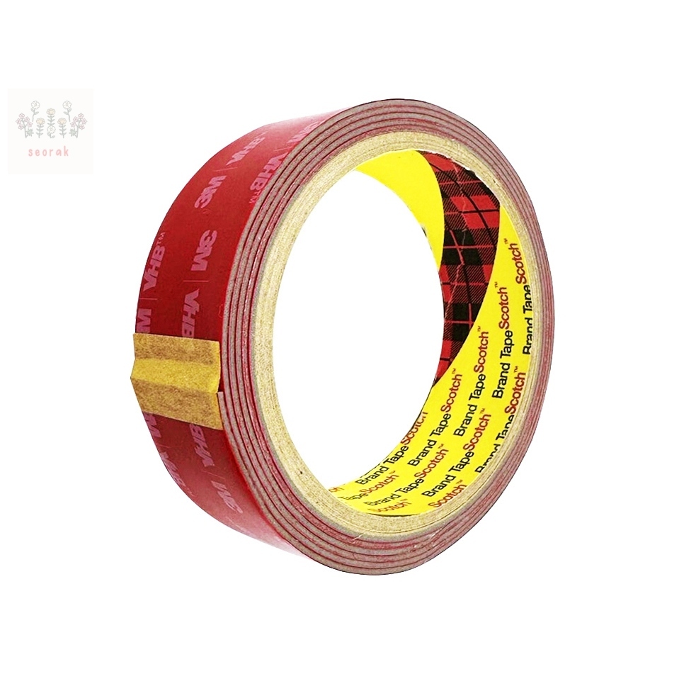 3M VHB 초강력 아크릴폼 양면테이프 25mm x 11M [5611N-GF] 3,800원