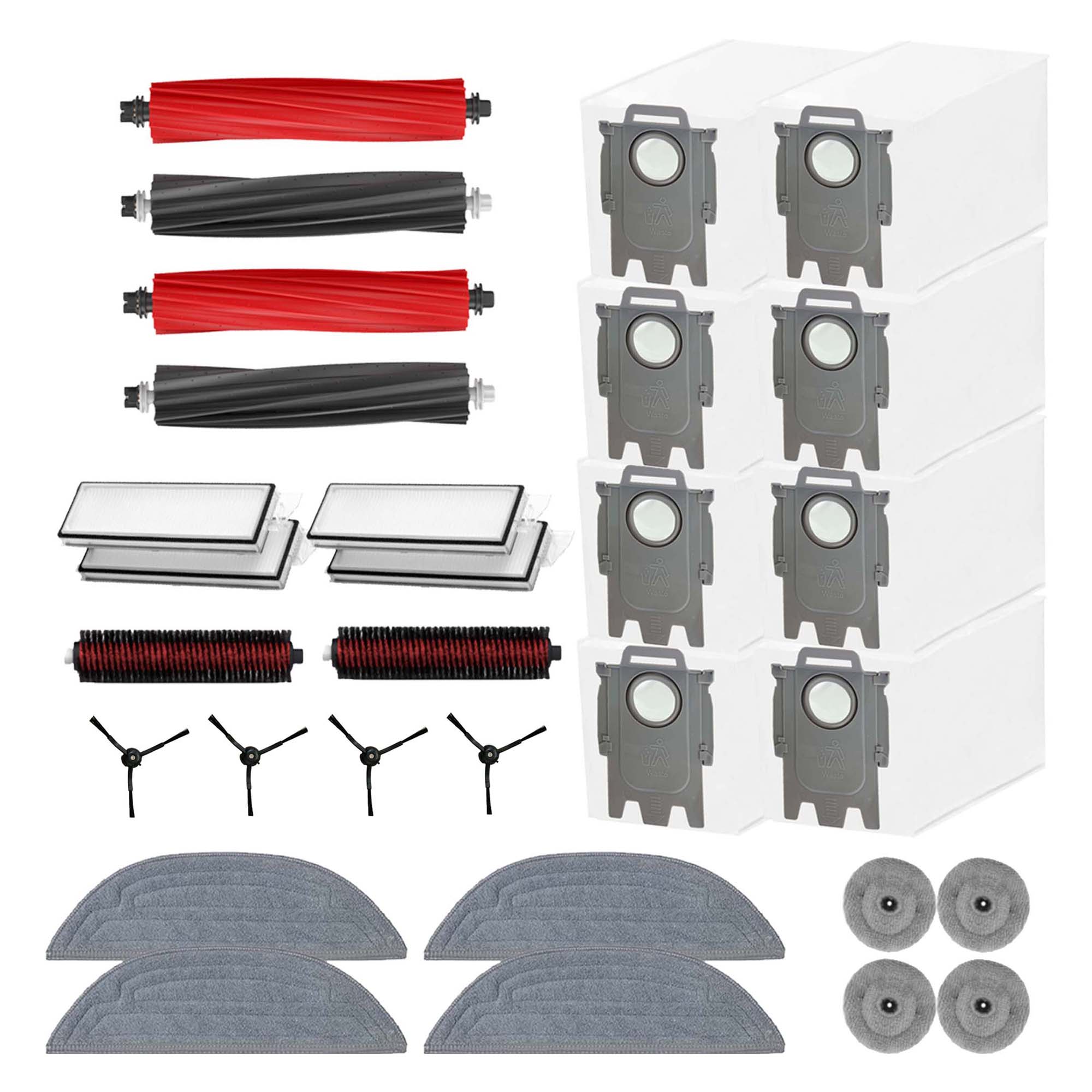 오피스토어 소모품 메인브러쉬 물걸레 리필 사이드브러쉬 먼지봉투 더스트백 7종 풀 세트, 1세트, 로보락 S8 maxv ultra 36,010원
