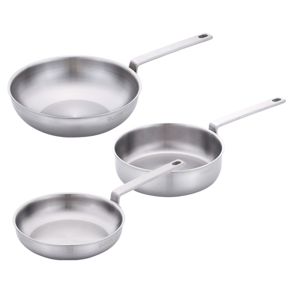 리빙아트 인덕션 316Ti 통5중 프리미엄 스텐 프라이팬 세트 3개 239,700원