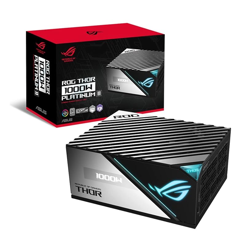 ASUS 1000W 전원 공급 장치 LAMBDA ++ 인증 유기 EL 디스플레이 ROG-THOR-1000P2-GAMING 712,500원