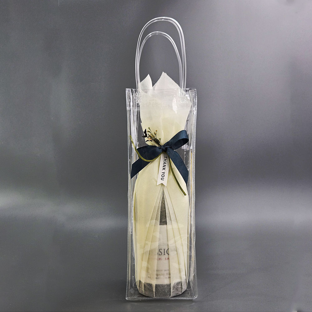 미르코리아 PVC 투명 비닐 와인 쇼핑백 대형 14,300원