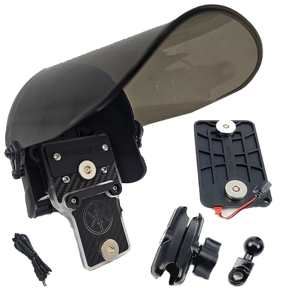 K2SU 일체형 오토바이 핸드폰 자석 충전 거치대 +햇빛 가리개 풀세트 85,800원