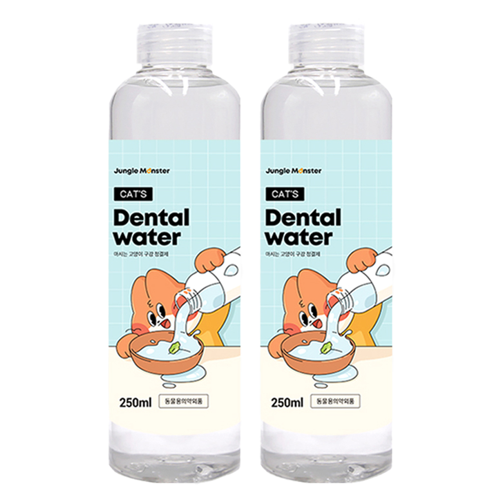정글몬스터 캣 덴탈워터 구강청결제, 250ml, 2개 28,400원