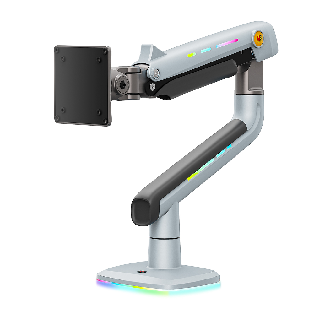 노스바유 팬텀 고중량 싱글 RGB 모니터암, 레이크 블루, 1개 75,000원