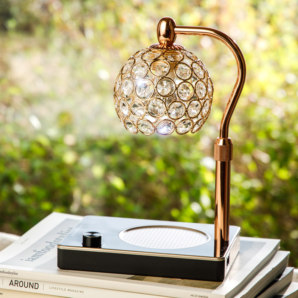 에인디 블링 블링 빛나는 높이, 불빛조절 크리스탈 비주 캔들 워머 37,200원