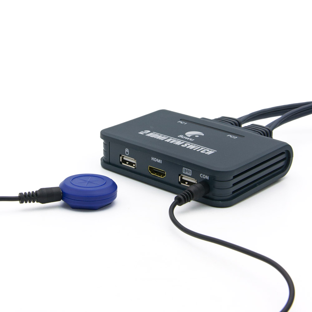 KVM스위치 USB HDMI 컴퓨터 본체2대 모니터 케이블 키보드 하나로 전환 컨트롤 PC공유기 선택기 셀렉터 63,100원