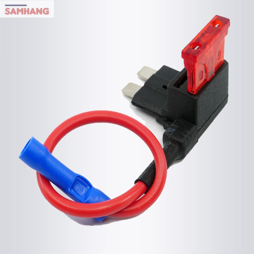 LJ SB 12V 24V용 DIY용 자동차량 ATO타입 듀얼휴즈홀더 멀티 퓨즈미포함, 1개 2,500원