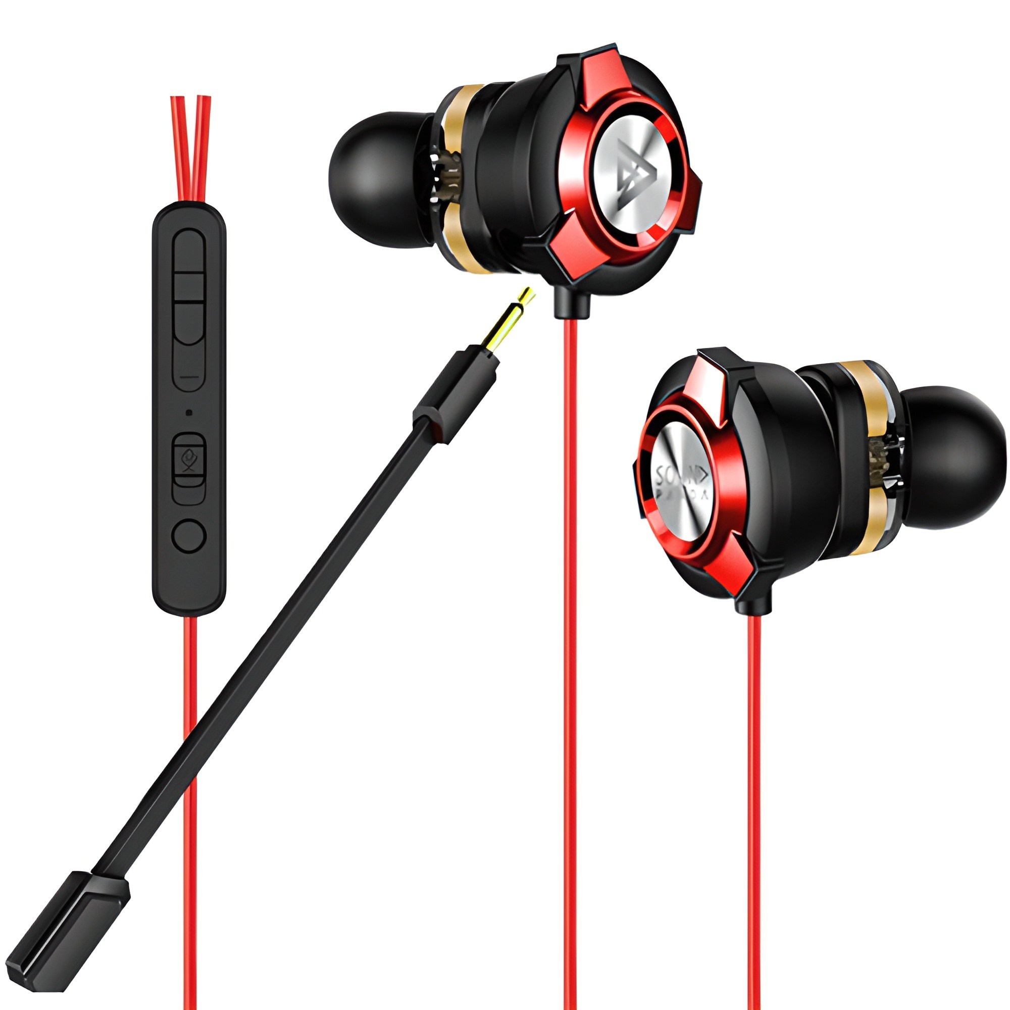 사운드판다 게이밍 유선이어폰, SPE-G9, 레드 34,900원