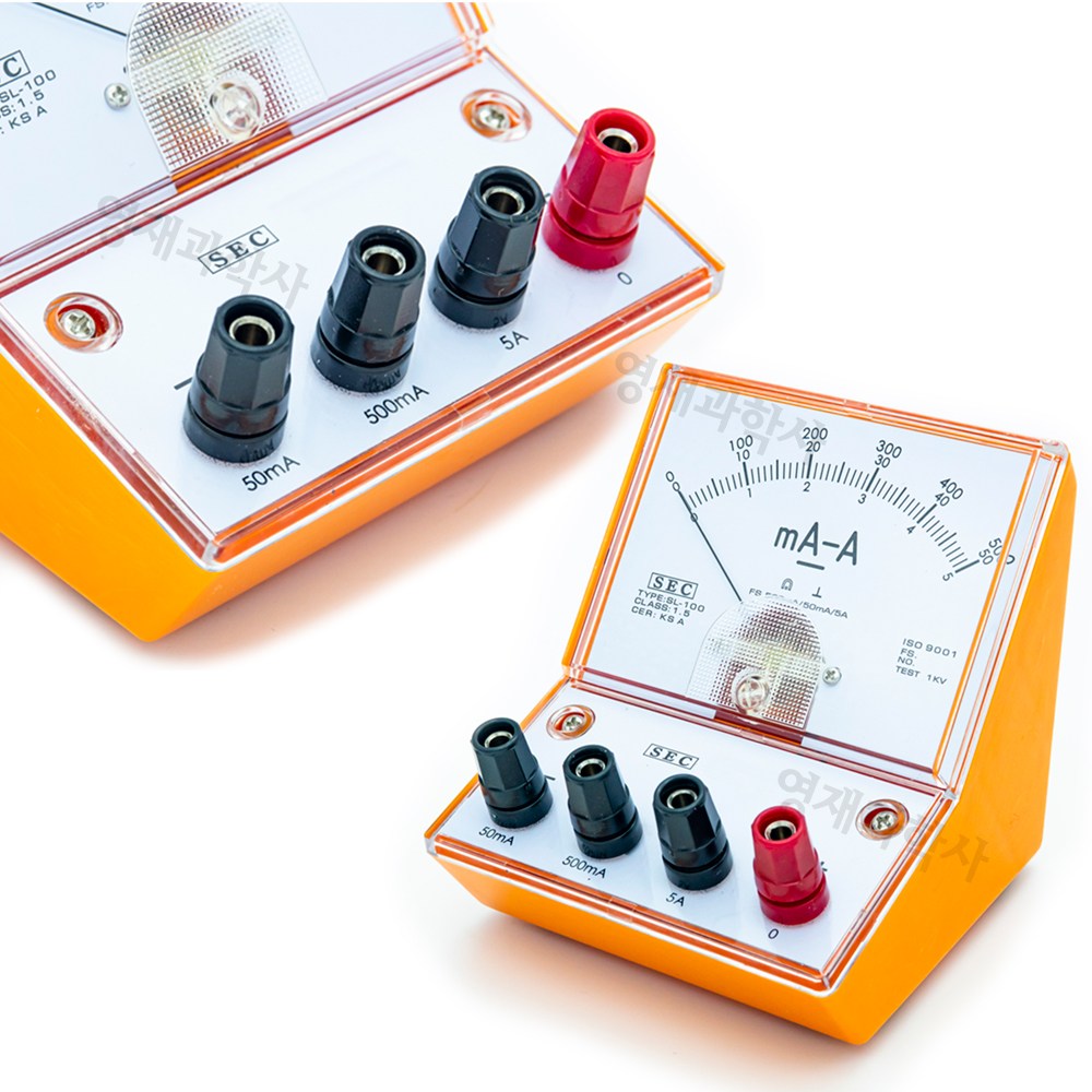 4단자 국산 직류전류계 바늘지시식 아날로그 측정기 과학실험키트 교과서 32,000원