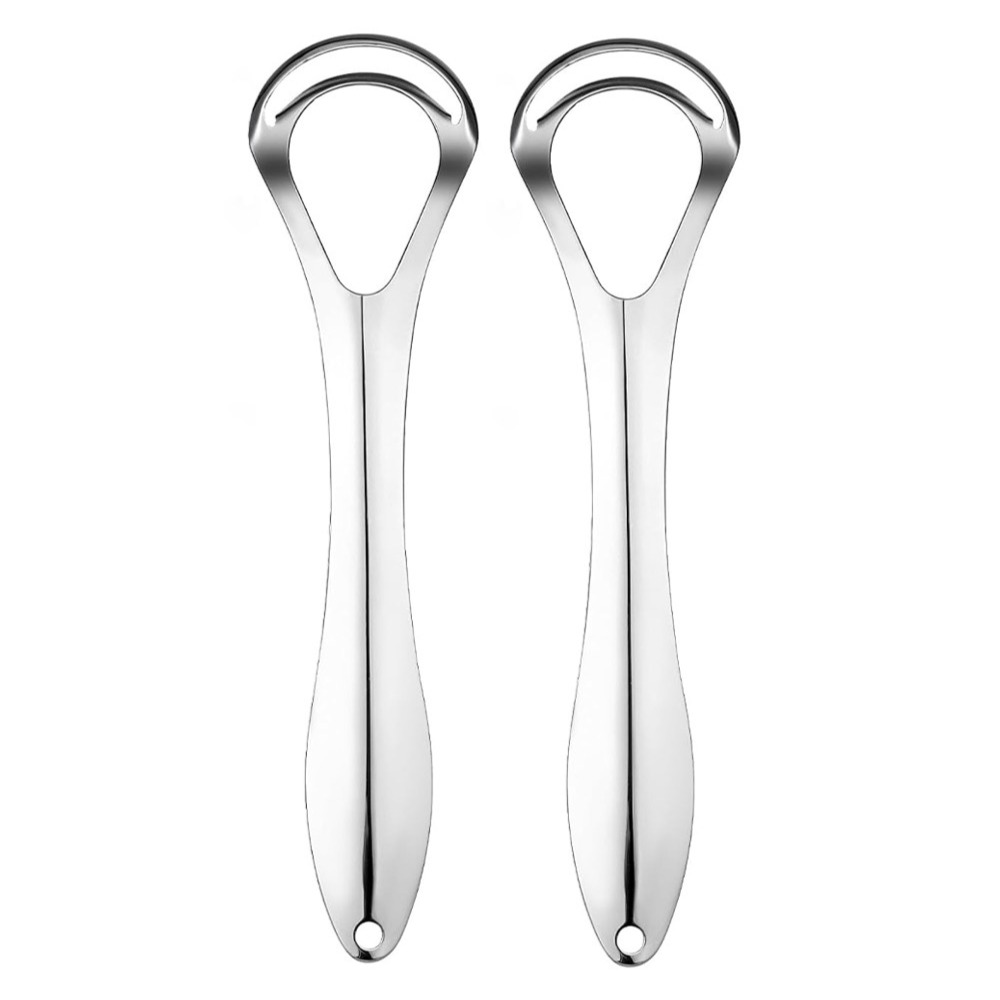 1+1 스테인레스 듀얼 백태 제거 혀 클리너, 2개, 11g 9,530원