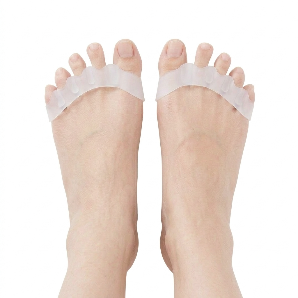 [물리치료사 자문개발] 일감생활 무지외반증 실리콘 발가락 링 좌우 세트, 1세트 9,900원