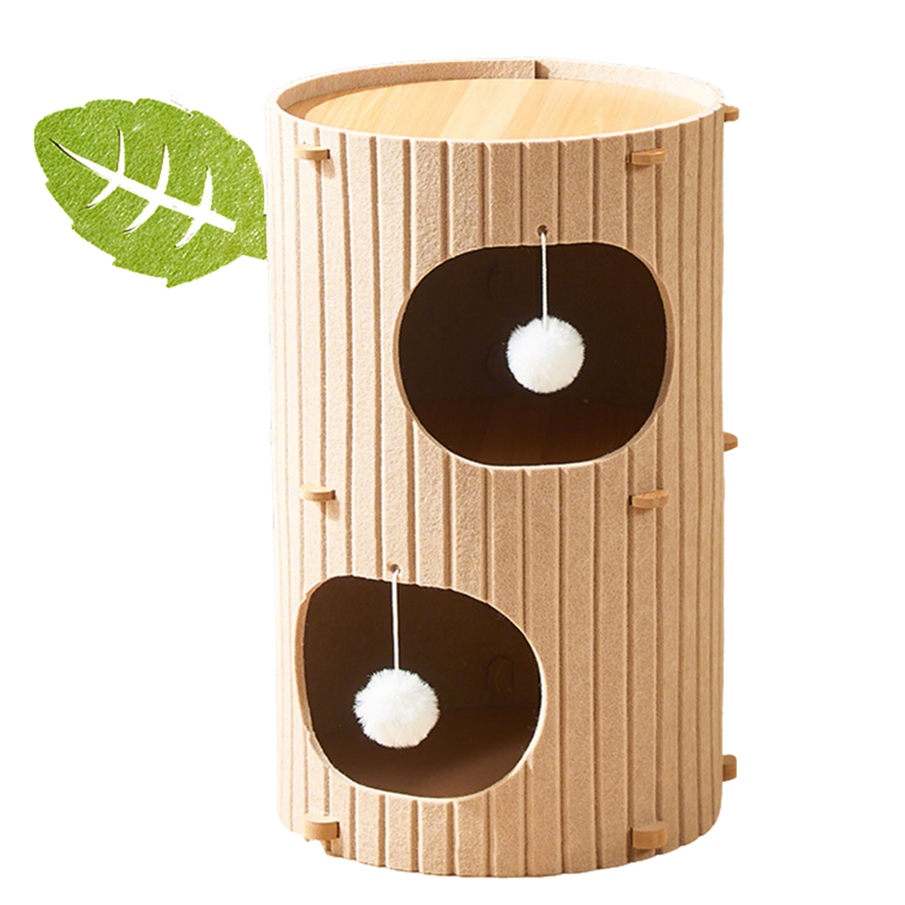 메일캣 고양이 펠트 트리 하우스 숨숨 캣타워 37,400원