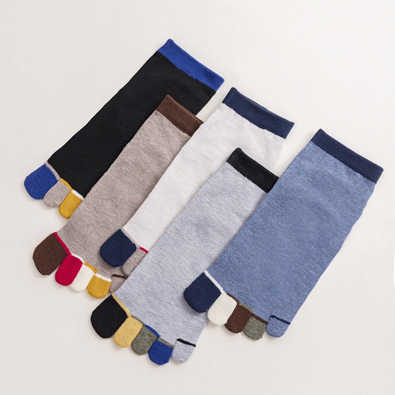 남성용 발가락 양말 세트 핫한 오색 발가락 중목양말 5결레 13,900원
