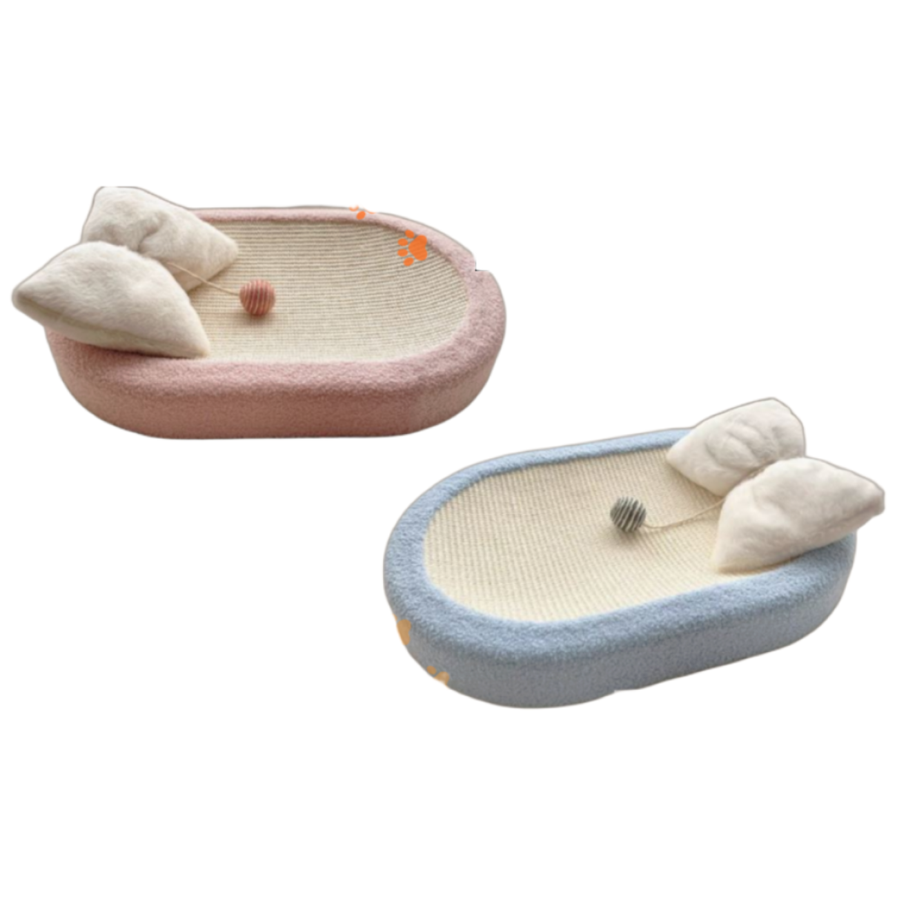 POTTI 고양이 스크래쳐 타원형 쇼파 침대 쿠션 76,300원