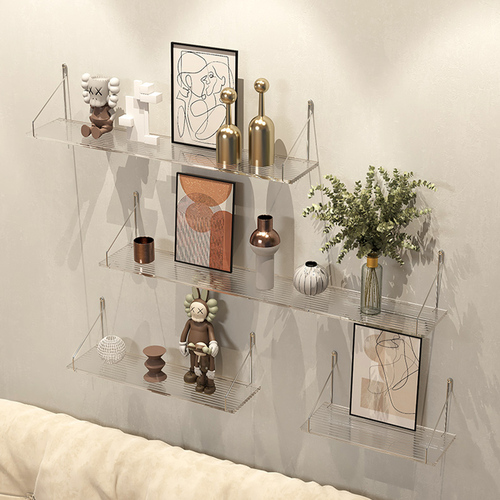 무타공마켓 무타공 아크릴 벽선반 못없이 인테리어 거실 무지주 벽걸이선반 20,700원