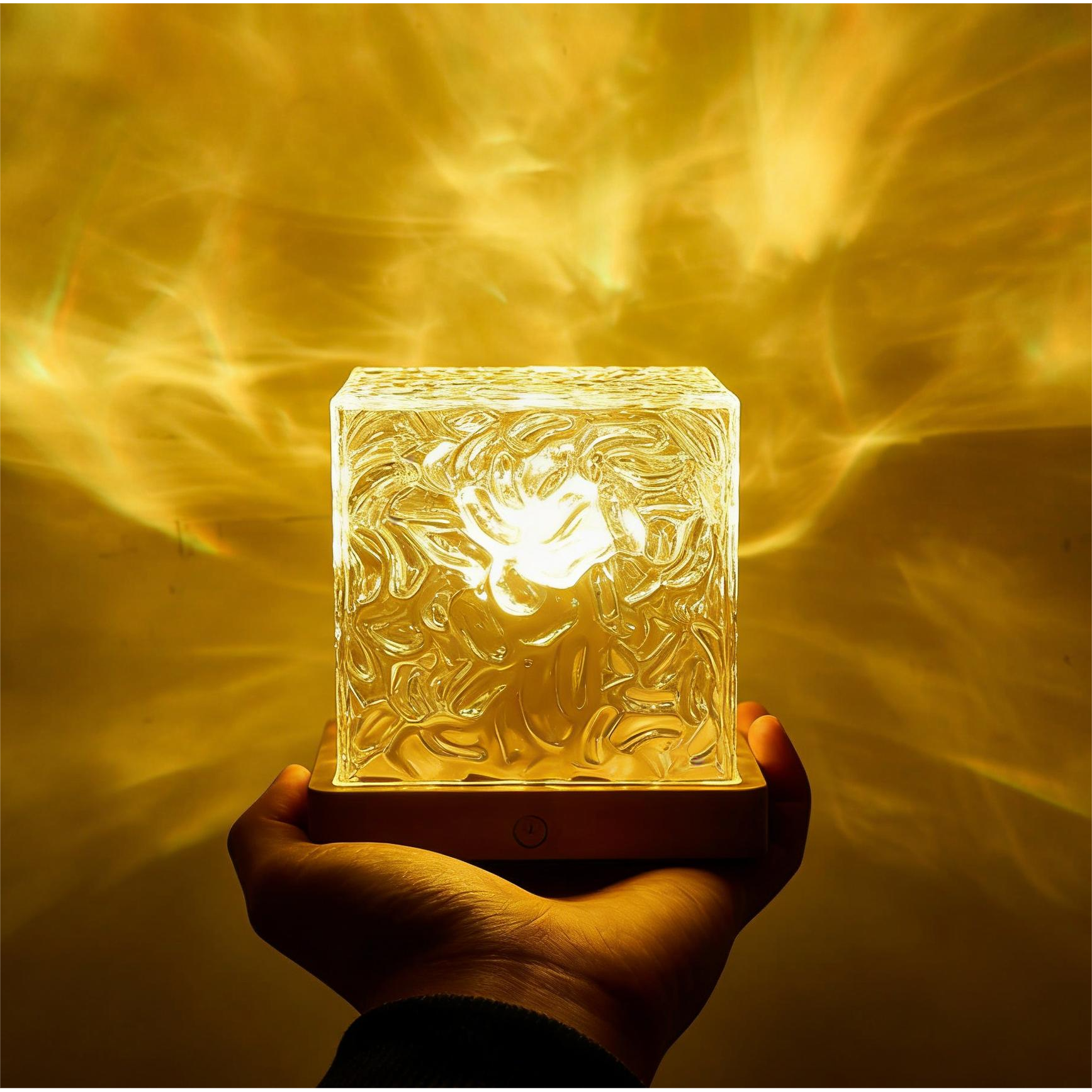 하늘박스 인테리어 LED 무드등 USB 16색 조명 크리스탈 밝기조절 수면등, 투명 18,500원