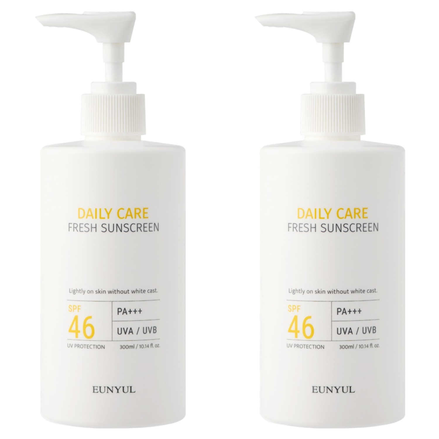 은율 데일리 케어 프레쉬 선크림 SPF46 PA+++, 300ml, 2개 37,800원