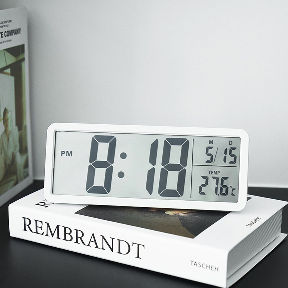 벨레스 무선 심플 전자 탁상시계 벽시계, 화이트 24,900원