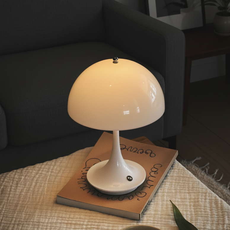 도르리 무드등 인테리어 조명 공간 미니 수면등 루이스 포터블 스탠드 터치 감성조명, 화이트 23,900원