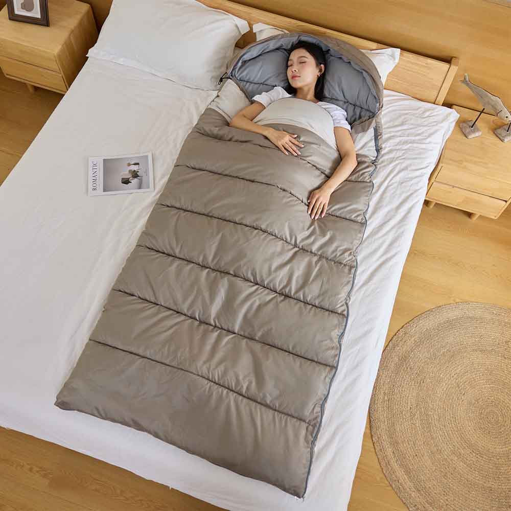 글루킨드 사계절용 대형 220cmX100cm 침낭, 1개, 베이지1.5kg 42,790원