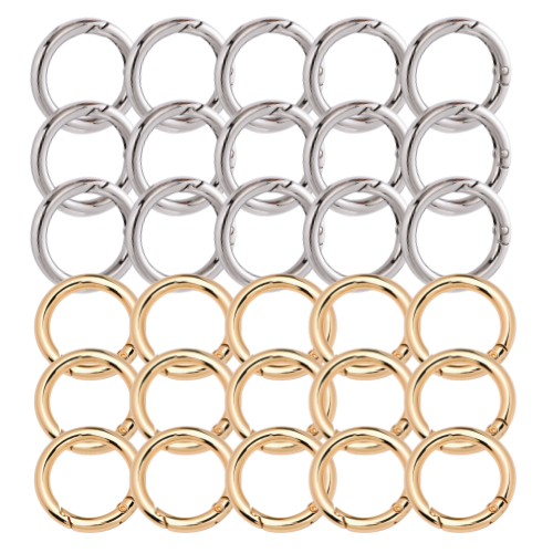 일월전빵 원터치 오픈형 오링 13mm 16mm 19mm 25mm 세트 악세사리 DIY 부자재 키링 공예 BA-J025 11,500원